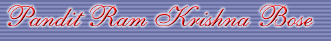 Pandit Ram Krishna Bose